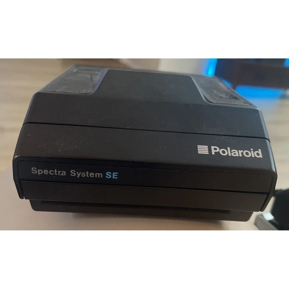 Vintage Polaroid Spectra System SE Instant Film Camera Black